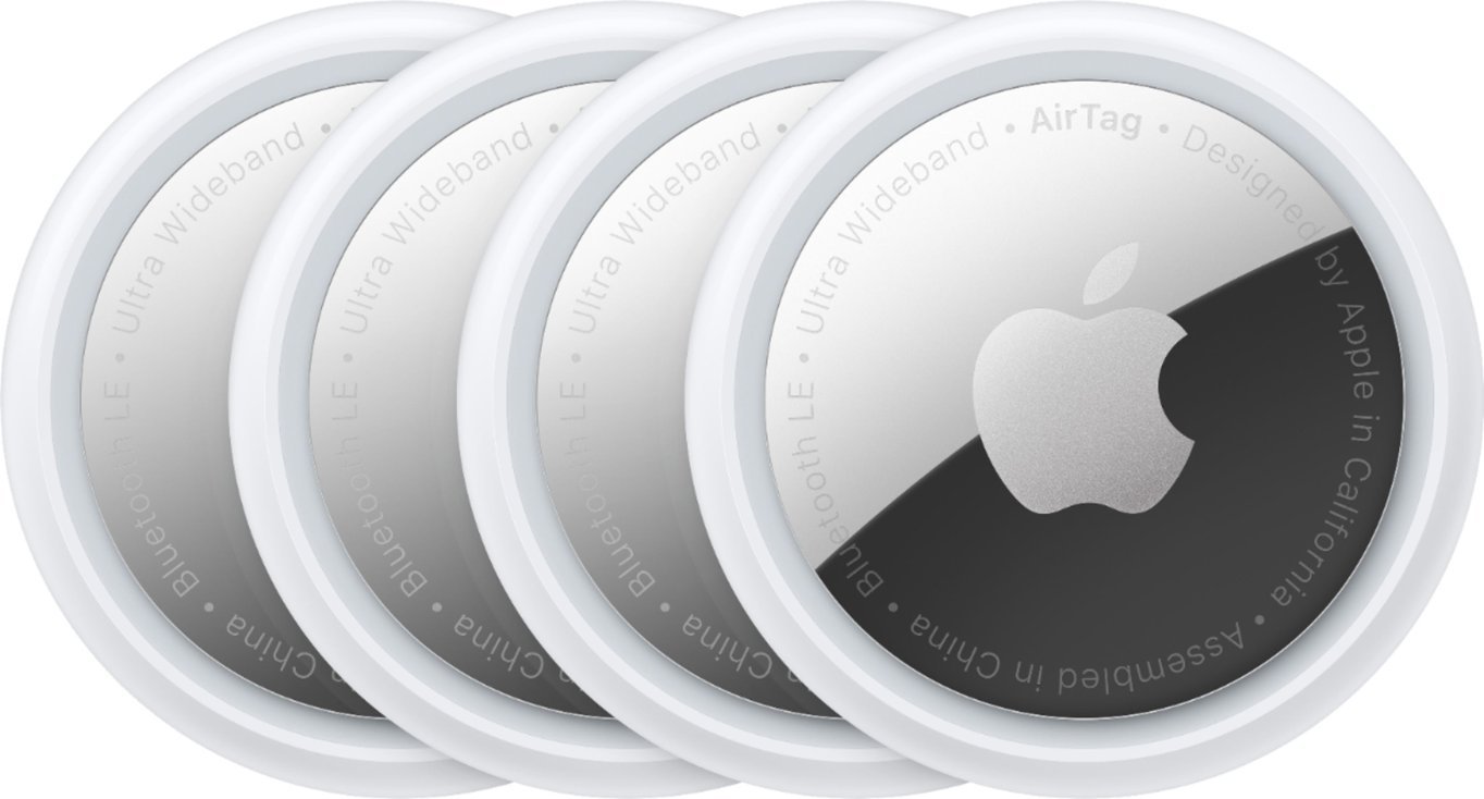 4-Count Apple AirTags Bluetooth Tracking Device $76 ($19 Each) + Free Shipping