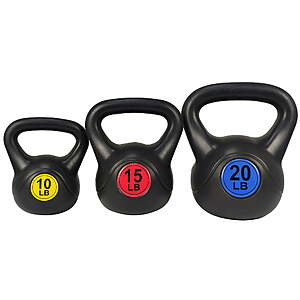 BalanceFrom Wide Grip Kettlebell Weight Sets 4 Piece 50 lb 26 3