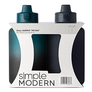 Sam's Club: 2-Pack 64-Oz Simple Modern Tritan Plastic Summit Water