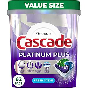 Cascade Original ActionPacs Fresh Scent Dishwasher Detergent Pods, 105 ct -  Fry's Food Stores