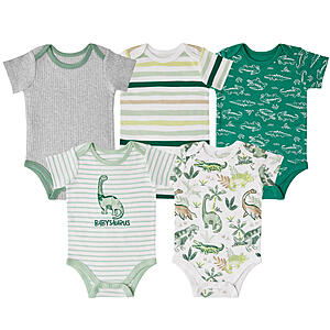 Sam's Club: 5-Count Member's Mark Baby Boys' or Girls' 100% Cotton Bodysuits (Various, Size NB-24M) $11 ($2.20 Each) + Free Shipping for Plus Members