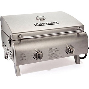 Cuisinart 2-Burner Chef's Style Portable Propane Stainless Steel Tabletop Grill $170 + Free Shipping