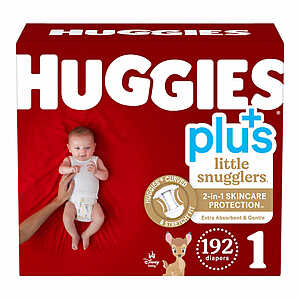 Costco Members: Huggies + Diapers: 192-Count Little Snugglers (Size 1) $34.49 ($0.18 Each) & More + Free Shipping