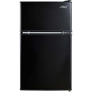 3.2-Cu Ft Arctic King Two Door Compact Refrigerator w/ Freezer (Black) $104 + Free Shipping