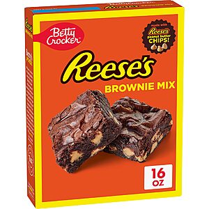16-oz Betty Crocker Reese's Brownie Mix w/ Reese's Peanut Butter Chips $2.55 w/ Subscribe & Save