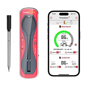 ThermoPro TempSpike Wireless Bluetooth Meat Thermometer w/ 500' Range $41.99 + Free Shipping
