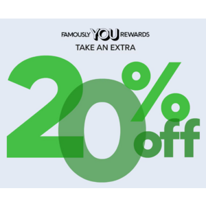 Famour Footwear: Extra 20% Off Men's, Women's & Kids' Shoes (Exclusions Apply) + Free Shipping