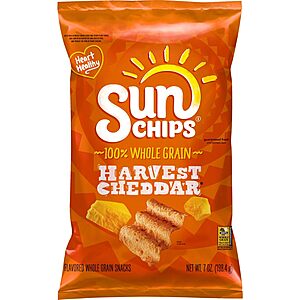 7-Oz Sunchips Multigrain Chips (Harvest Cheddar or Garden Salsa) $2.33 + Free Shipping w/ Prime or on $35+