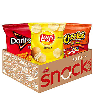 Sam's Club Members: 50-Pack 1-Oz Frito-Lay Favorites Mix Chips & Snacks Variety Pack $13.88 & More + Free Shipping for Plus Members $50+