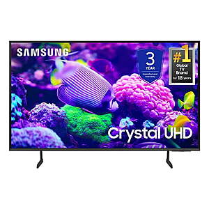 75" Samsung Class DU7200 Series Crystal UHD 4K Smart Tizen TV + 3-Yr Warranty $497.99 + Free Shipping for Plus Members