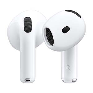 Apple AirPods 4 Wireless Earbud Headphones w/ USB-C Charging Case $89 + Free Shipping