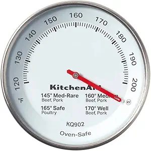 [Prime] KitchenAid Leave-In Meat Stainless-Steel Dial Face Thermometer $7.99 + Free Shipping w/ Prime or on $35+