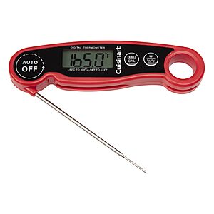 Cuisinart LCD Digital Instant Read Meat Thermometer (Red/Black) $8.49 + Free Shipping w/ Prime or on $35+