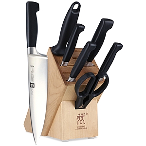 8-Piece Zwilling Four Star Knife Block Set $199.99 & More + Free Shipping