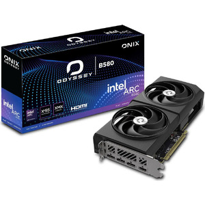Onix Odyssey Arc B580 12GB GDDR6 PCIe 4.0x x8 Graphics Card 0 + Free Shipping