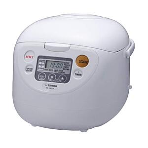 Prime Members: 10-Cup Zojirushi Micom Rice Cooker & Warmer (Cool White) 2 + Free Shipping