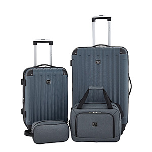 4-Piece Travelers Club Hard Side Spinner Expandable Luggage Set (3 Colors) $67 + Free Shipping