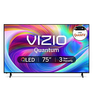 Sam's Club: 75" VIZIO Quantum 4K QLED Smart TV + 3-Year Warranty $448 + Free Shipping for Plus Members