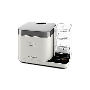 8-Cup KitchenAid Automatically Sensing Integrated Scale + Water Tank Grain & Rice Cooker (KGC3155, Porcelain White) $239.99 + Free Shipping