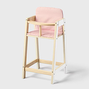 Gigglescape Baby Doll Wooden High Chair $13.50 & More + Free Shipping w/ Target 360, Circle Card, or on $35+