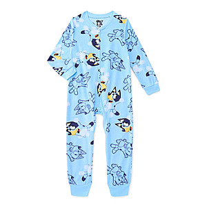 Kids' Character Union Suit Pajamas: Bluey, Spiderman or Stitch & Angel $5 