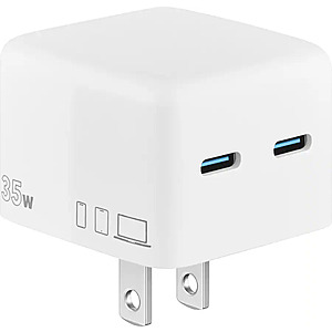 Insignia 35W Dual USB-C Wall Charger  $9.99 + Free Shipping