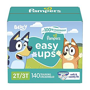 [Prime] 3-Boxes 140-Count Pampers Boys' Easy Ups Training Underwear (2T-3T) $66.18 + Free Shipping