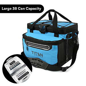 38-Can Arctic Zone Titan Zipperless Soft Cooler w/ Ice Blanket (Bright Blue) $19.97 + Free S&H w/ Walmart+ or on $35+
