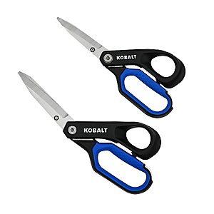 2-Piece Kobalt Stainless Steel Heavy-Duty Scissors $9.98 + Free In-Store Pickup at Lowes