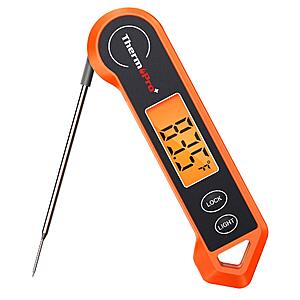 ThermoPro TP19H Digital Instant Read Meat Thermometer (Orange) $12.99 + Free Shipping w/ Prime or on $35+