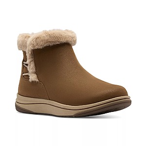 Clarks Women's Breeze Faux Fur Booties (Various) From $42 + Free Shipping
