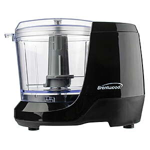 Brentwood 1.5-Cup Mini 100W Food Chopper $14.90 + Free S&H w/ Walmart+ or on $35