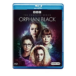 Orphan Black: The Complete Series 10-Disc Set (Blu-ray) $23 