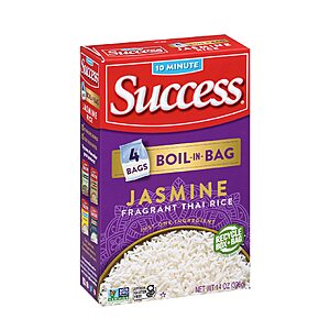 14-Oz Success Boil-in-Bag Jasmine Fragrant Thai Rice $2 