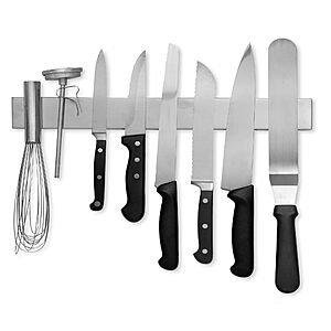 16" Modern Innovations Stainless Steel Magnetic Knife & Kitchen Utensil Bar Holder $16 