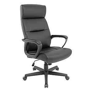 Staples Rutherford Luxura Manager Chair (Black or Gray) $110 + Free S&H