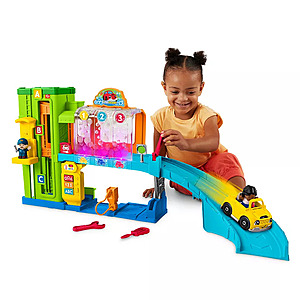 Fisher-Price Little People Light-Up & Music Learning Garage Playset $24.49 & More + Free Shipping on $49+