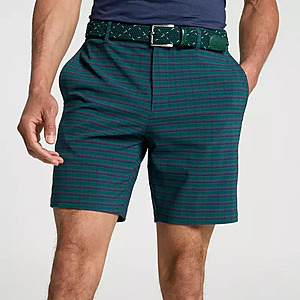 Walter Hagen Men's Performance 11 PureFlex 9" Golf Shorts (Tartan Light Navy or Tartan Dark Green) $17.97 + Free Shipping on $49