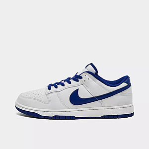 Nike Men's Dunk Low Retro Casual Shoes (White/Blue) $70 + Free S&H on