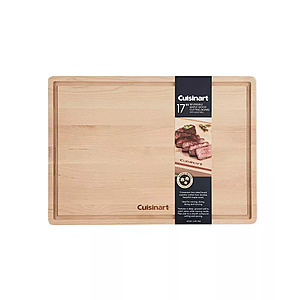 17" Cuisinart Reversible Maple Wood Cutting Board $25.93 & More + Free Pickup at Macys or Free Shipping on $39+