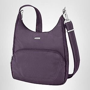 Travelon Anti-Theft Classic Essential Messenger Bag (Purple)