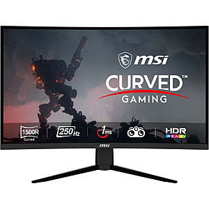 Sam's Club Members: MSI 31.5" Curved FHD 250Hz 1ms Gaming Monitor $149.00 + Free Store Pickup