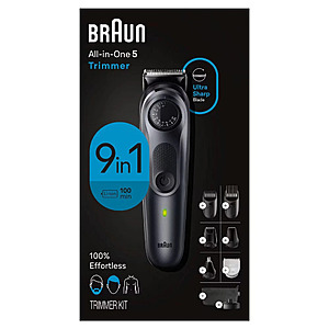 Braun All-in-One Series 5 AiO5490 Rechargeable 9-in-1 Body, Beard & Hair Trimmer $35.95 + Free Shipping