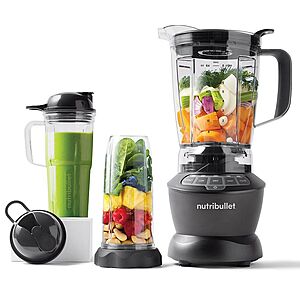 NutriBullet 1200W Blender Combo w/ Single Serve Cups (Gray) + $10 Kohl's Cash $79.98 + Free Shipping