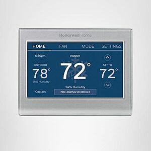 Prime Members: Honeywell 7 Day Programmable Wi-Fi Smart Color Thermostat $100 or less + Free S&H