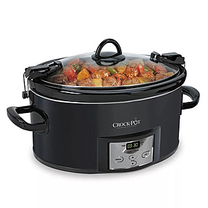 7-Quart Crockpot Countdown Cook & Carry Slow Cooker (Black) $42.60 + Free Store Pickup at Kohl's + Free S&H on $49+