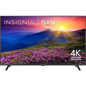 Prime Members: 50" Insignia F50 4K UHD LED Smart Fire TV $150 + Free S&H