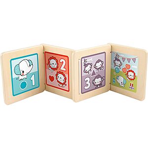 Fisher-Price Wood Tummy Time Panel w/ Mirror & High Contrast Designs $4.32 + Free Shipping