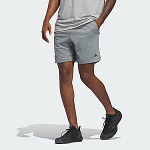 adidas Men's Axis Knit Training Shorts (Grey Three) $10.80 + Free S&H