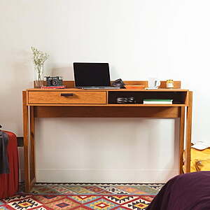 Boahaus Dalton Compact Desk w/ Drawer & USB Charging Port (Various) $49.83 + Free Shipping w/ Walmart+ or on $35+